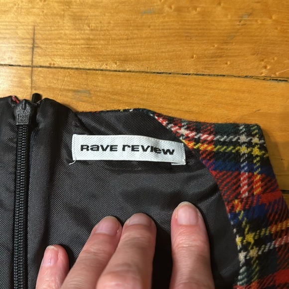 Rave Review wool plaid top - Picture 2 of 9